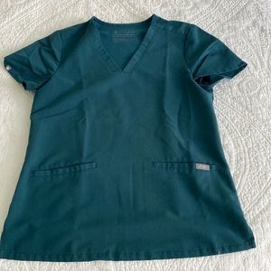 Figs Scrub Set in Pacific Blue